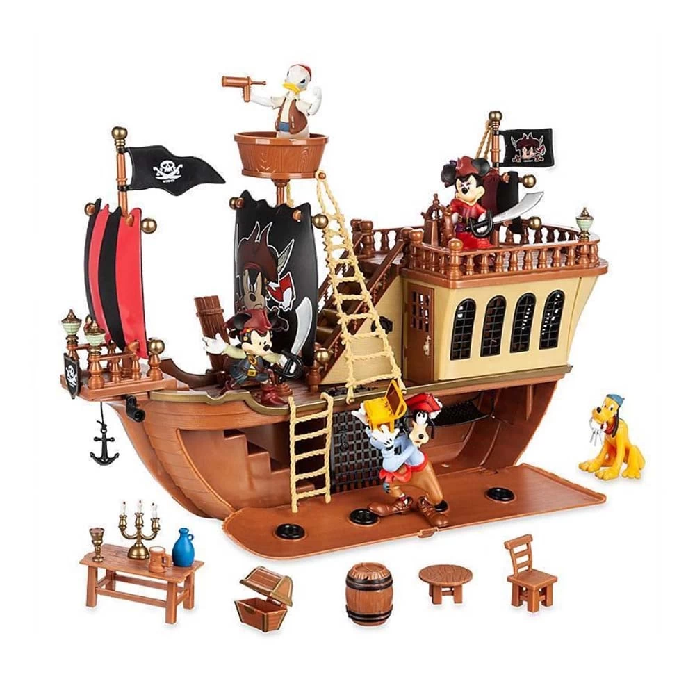 Disney Playset - Pirates Of The Caribbean Mickey And Friends Pirate Ship 1 Disney Playset - Pirates Of The Caribbean Mickey And Friends Pirate Ship