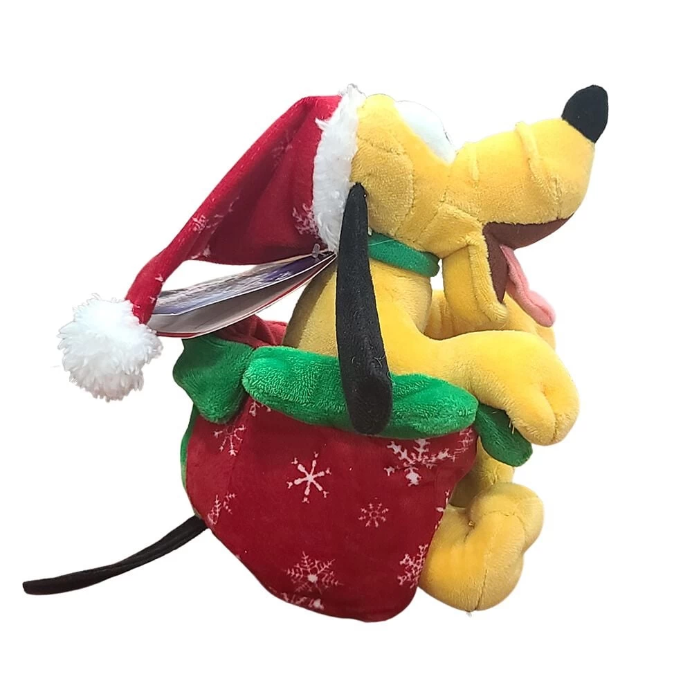 Disney Plush - Christmas Holiday Pluto - 7'' Snowflake Hat 2 Disney Plush - Christmas Holiday Pluto - 7'' Snowflake Hat - Image 2
