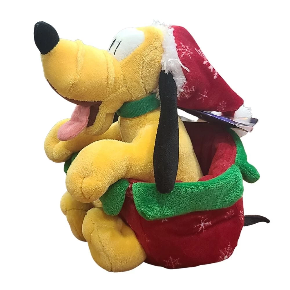 Disney Plush - Christmas Holiday Pluto - 7'' Snowflake Hat 3 Disney Plush - Christmas Holiday Pluto - 7'' Snowflake Hat - Image 3