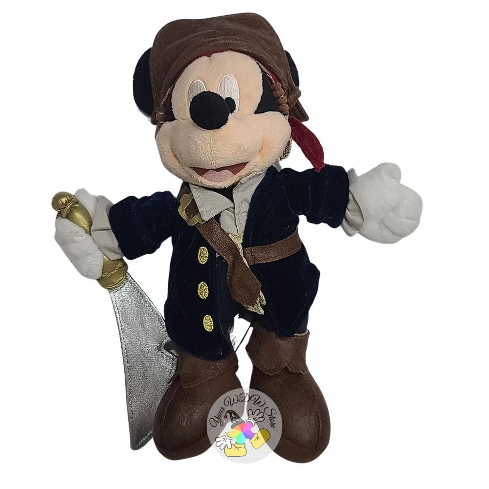 Disney Plush - Pirates Of The Caribbean - Mickey As Jack Sparrow 1 Disney Plush - Pirates Of The Caribbean - Mickey As Jack Sparrow