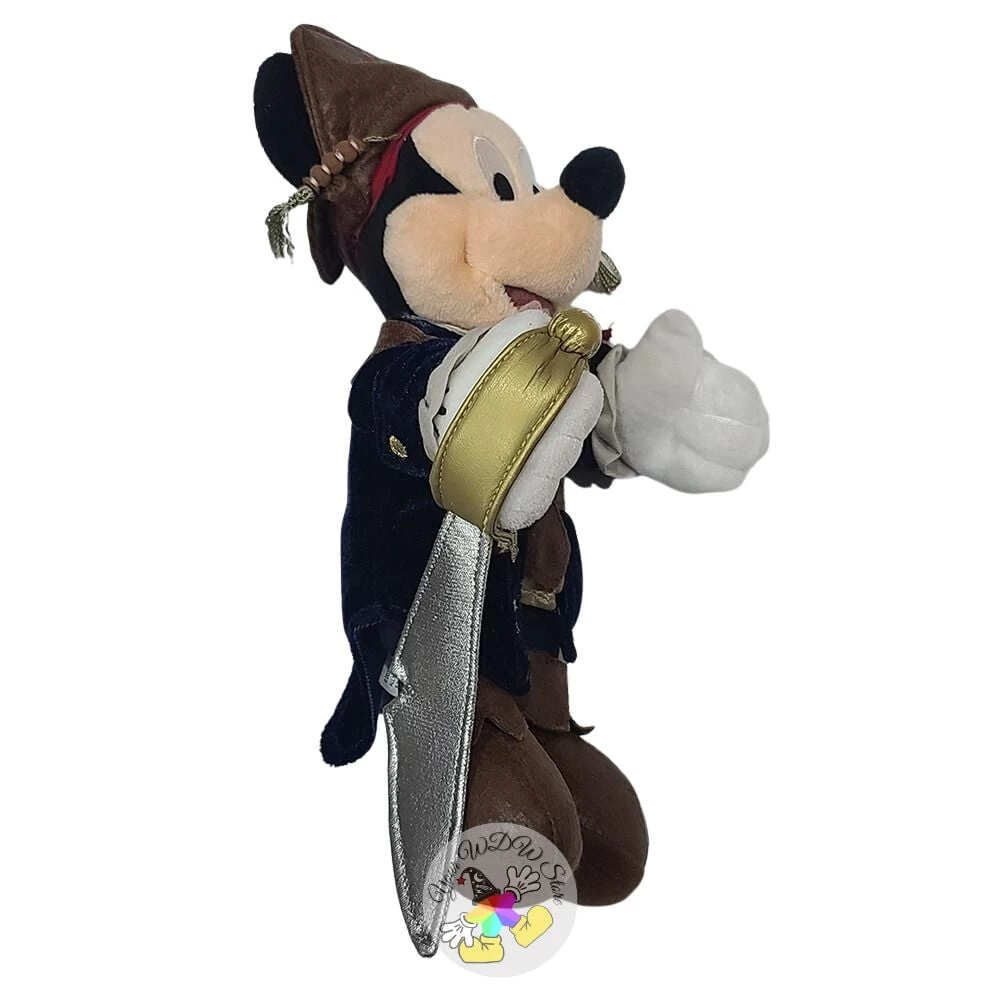 Disney Plush - Pirates Of The Caribbean - Mickey As Jack Sparrow 2 Disney Plush - Pirates Of The Caribbean - Mickey As Jack Sparrow - Image 2
