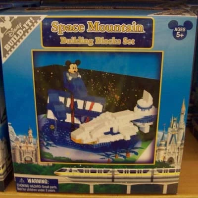 Disney Figurine Set - Build-It - Space Mountain 1 Disney Figurine Set - Build-It - Space Mountain