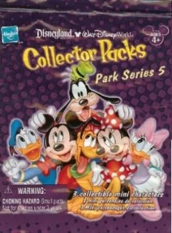 Disney Series 5 Mini Figure PURPLE Pack - 3 Random Figures