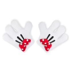 Disney Plush Hands - Minnie Mitts Gloves With Bows