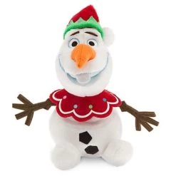 Disney Plush - Frozen - Christmas Olaf The Snowman Beanbag
