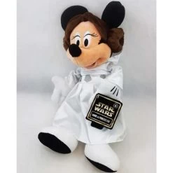 Disney Plush - Star Wars Weekends 2015 - Princess Leia Minnie Mouse