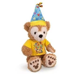 Disney Duffy Bear Plush - Happy Birthday - 12" H