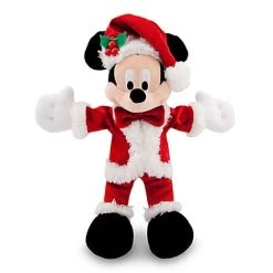 Disney Christmas Plush - Happy Holidays 2013 - Santa Mickey Mouse