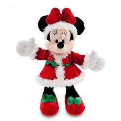 Disney Christmas Plush - Happy Holidays 2013 - Santa Minnie