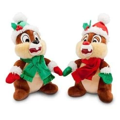 Disney Christmas Plush - Happy Holidays 2013 - Santa Chip & Dale