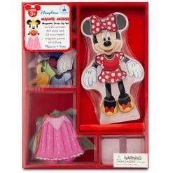 Disney Magnetic Dress-Up Set - Minnie Mouse - Wooden 3 Disney Magnetic Dress-Up Set - Minnie Mouse - Wooden -Wonder Toy Shop 400006696137 1