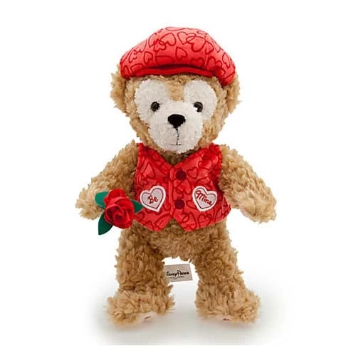 Disney Duffy Bear Plush - Valentine's Day - 9" H 1 Disney Duffy Bear Plush - Valentine's Day - 9" H