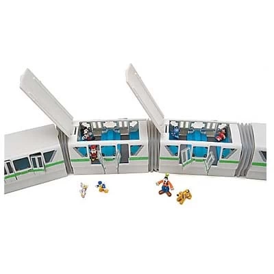 Disney Figurine Set - Walt Disney World Monorail Train Playset - Green 2 Disney Figurine Set - Walt Disney World Monorail Train Playset - Green - Image 2