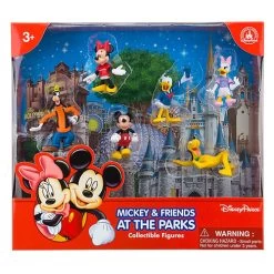 Disney Figurine Set - Mickey Mouse And Pals Goofy Pluto Minnie Donald