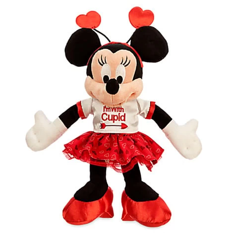Disney Plush - Valentine Minnie I'm With Cupid 1 Disney Plush - Valentine Minnie I'm With Cupid