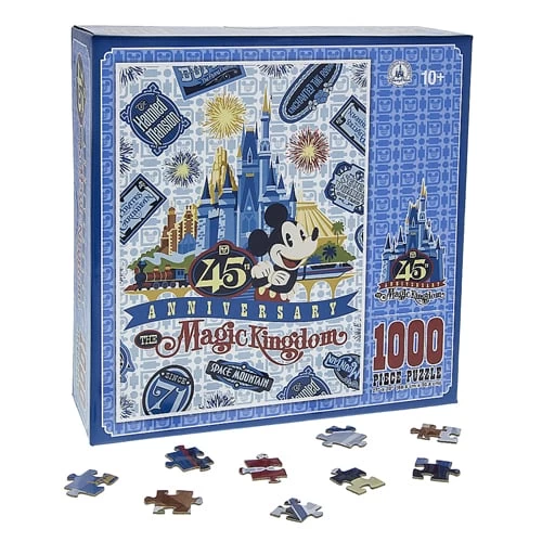 Disney Parks Puzzle - Magic Kingdom 45th Anniversary - 1000 Pieces 1 Disney Parks Puzzle - Magic Kingdom 45th Anniversary - 1000 Pieces
