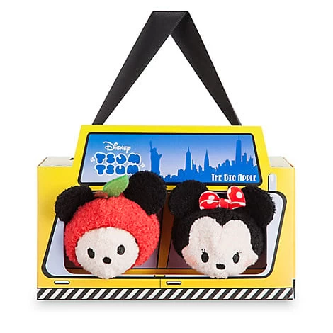 Disney Tsum Tsum Mini 3 1 / 2" Plush Set - Mickey & Minnie - New York 4 Disney Tsum Tsum Mini 3 1 / 2" Plush Set - Mickey & Minnie - New York - Image 4