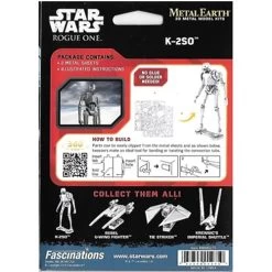 Disney 3D Model Kit - Star Wars Metal Earth - K-2SO 7 Disney 3D Model Kit - Star Wars Metal Earth - K-2SO -Wonder Toy Shop 61391a