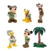 Disney Figurine Set - Safari Mickey Mouse And Friends