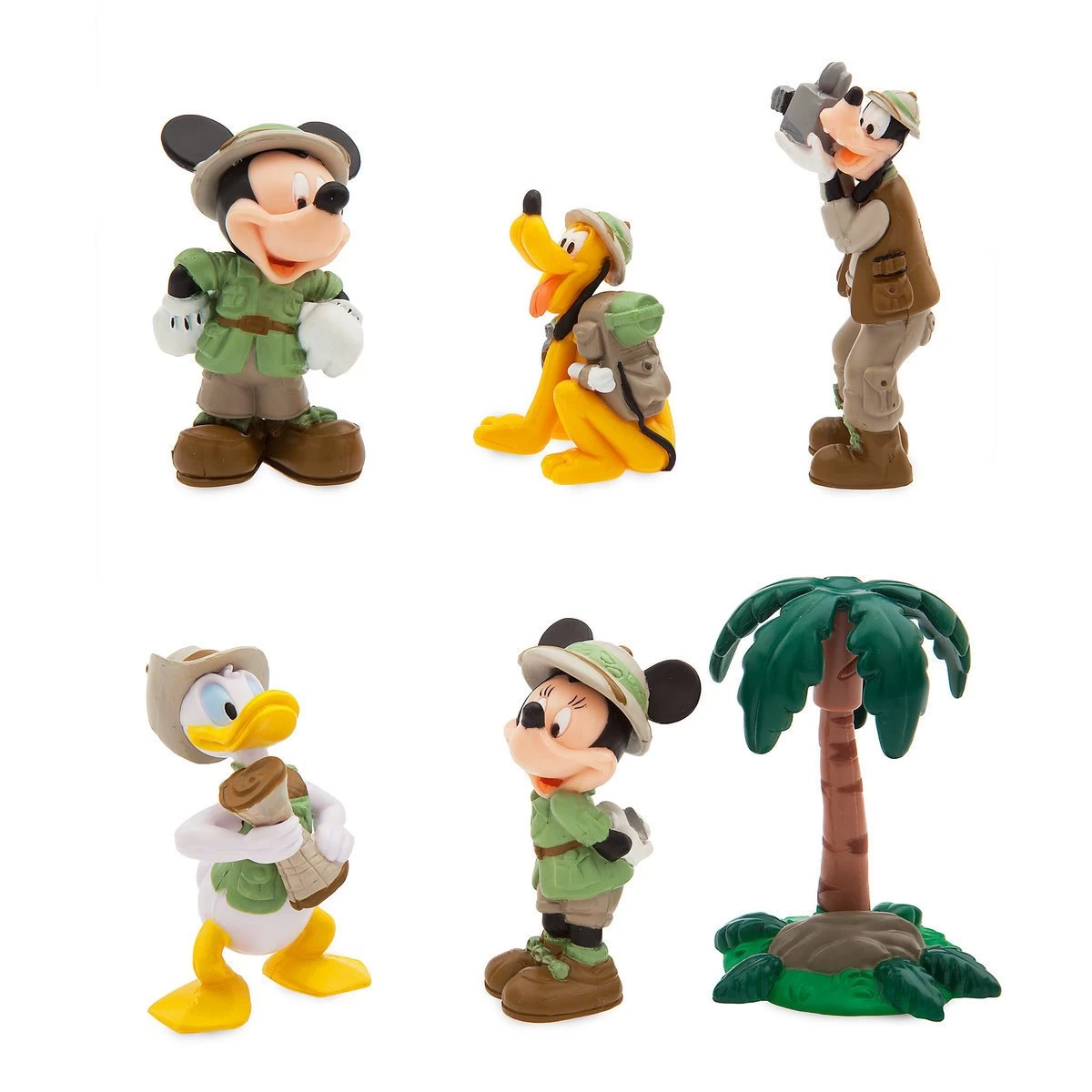 Disney Figurine Set - Safari Mickey Mouse And Friends 1 Disney Figurine Set - Safari Mickey Mouse And Friends
