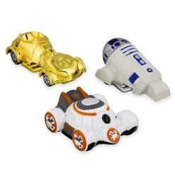 Disney Racers - Star Wars Droid Die Cast Set - C-3PO R2-D2 And BB-8
