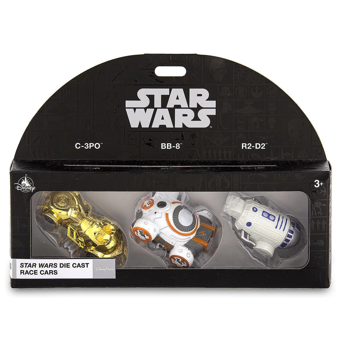 Disney Racers - Star Wars Droid Die Cast Set - C-3PO R2-D2 And BB-8 2 Disney Racers - Star Wars Droid Die Cast Set - C-3PO R2-D2 And BB-8 - Image 2