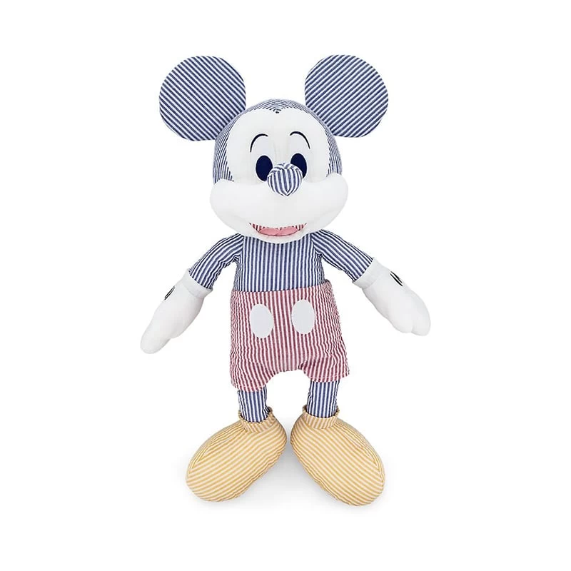 Disney Plush - Mickey Mouse - Seersucker - 18 1/2'' 1 Disney Plush - Mickey Mouse - Seersucker - 18 1/2''