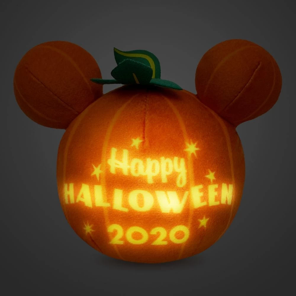 Disney Plush - Trick Or Treat - Mickey Mouse Light-Up Halloween Pumpkin Mini 5'' 4 Disney Plush - Trick Or Treat - Mickey Mouse Light-Up Halloween Pumpkin Mini 5'' - Image 4
