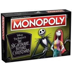Disney Board Game - Tim Burton's The Nightmare Before Christmas Edition - Monopoly