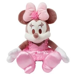 Disney Plush - Valentine's Day Minnie Mouse - Pink And Chocolate Dress