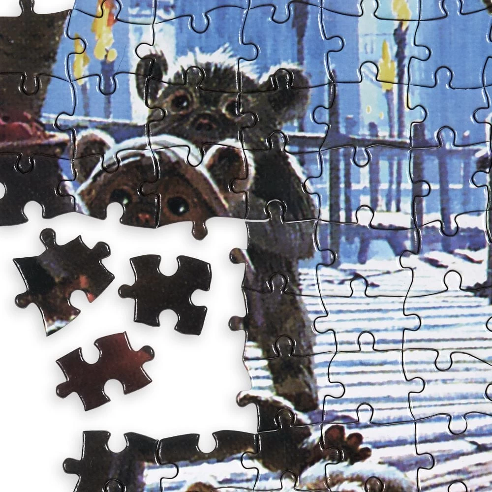 Disney Puzzle Set - Star Wars Holidays - Four-Pack R2-D2 C-3PO Ewoks Jawas 4 Disney Puzzle Set - Star Wars Holidays - Four-Pack R2-D2 C-3PO Ewoks Jawas - Image 4