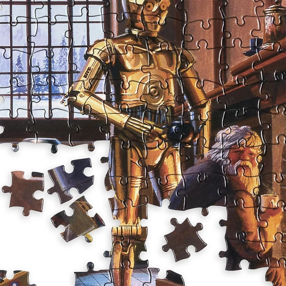 Disney Puzzle Set - Star Wars Holidays - Four-Pack R2-D2 C-3PO Ewoks Jawas 6 Disney Puzzle Set - Star Wars Holidays - Four-Pack R2-D2 C-3PO Ewoks Jawas - Image 6
